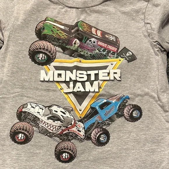 Monster Jam and Hotwheel T-Shirt Set for Kids size 7 - Picture 4 of 5